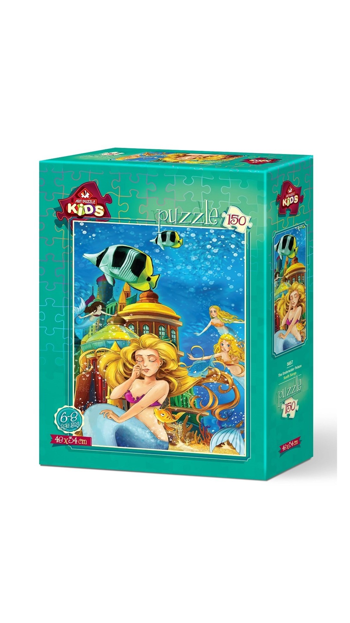 Çocuk Puzzle, ART PUZZLE, Art Çocuk Puzzle Sualtı Sarayı - 150 PARÇA 5657