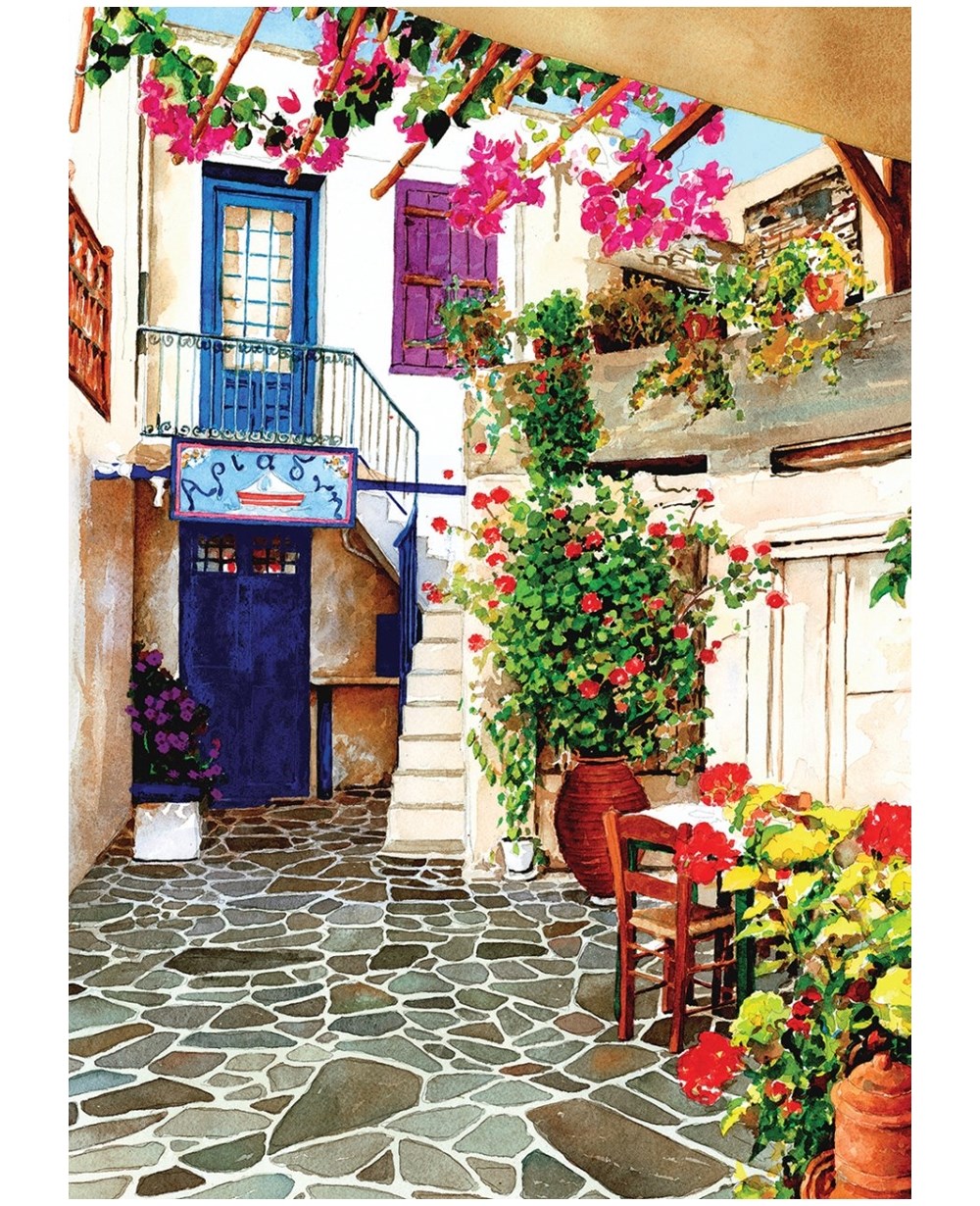 Çocuk Puzzle, ART PUZZLE, Art Puzzle Çiçekli Avlu 260 Parça Puzzle