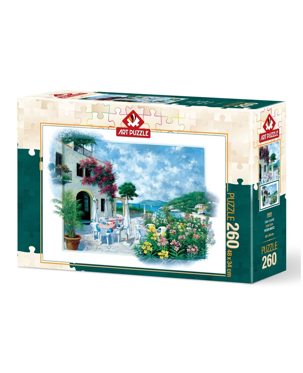 Çocuk Puzzle, ART PUZZLE, Art Puzzle Sahil Kafe 260 Parça Puzzle 5026