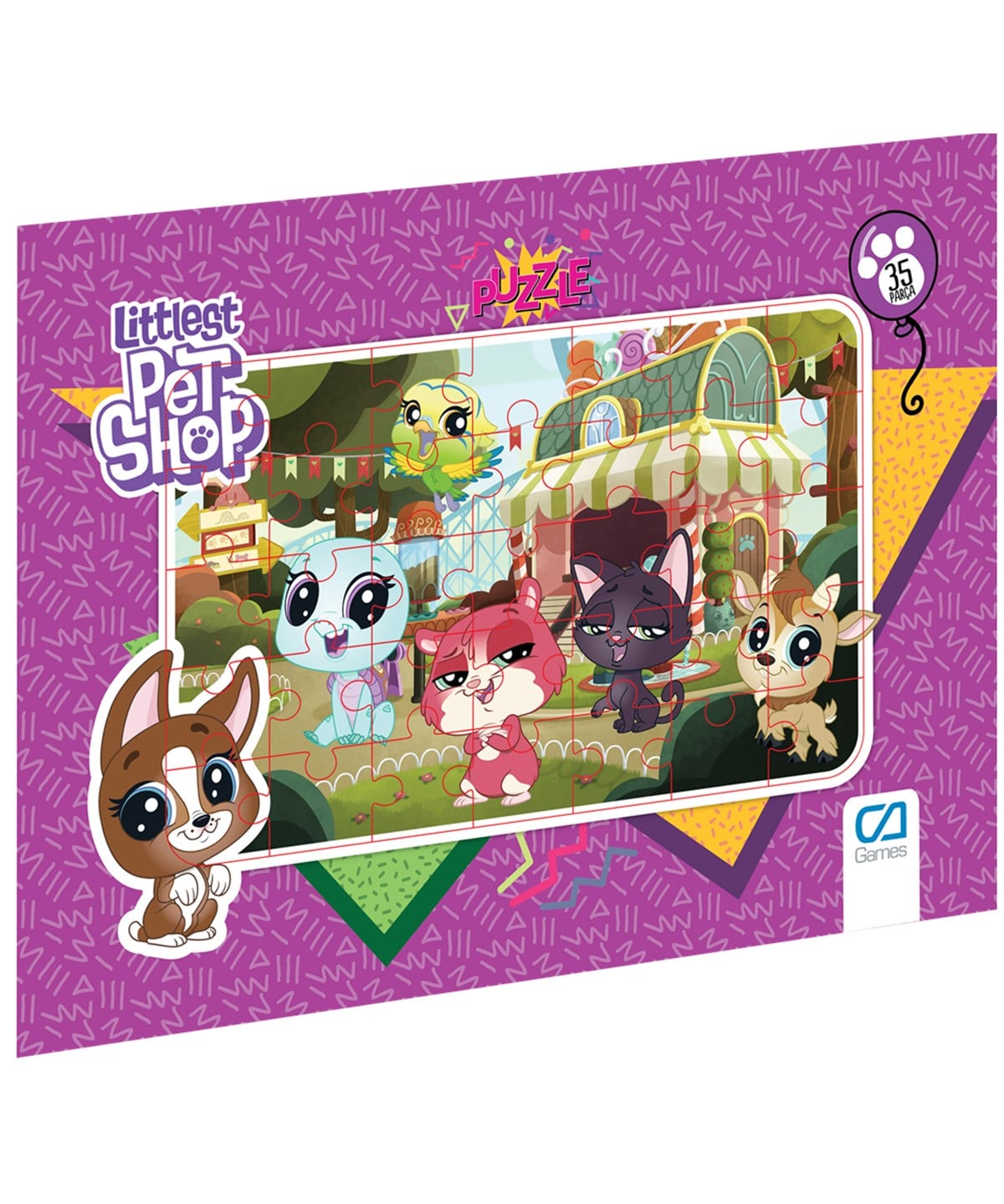 Çocuk Puzzle, CA Games, CA Games 5018 Lıttlest Pet Shop Frame Puzzle 35 40329