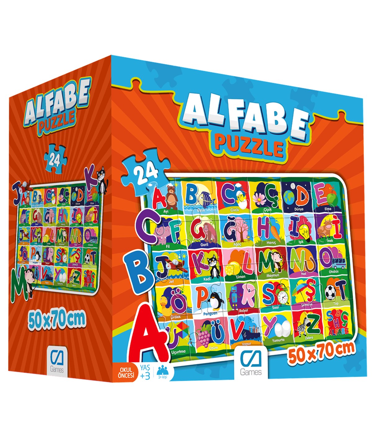 Çocuk Puzzle, CA Games, CA Games 5027 Alfabe Eğitici Puzzle