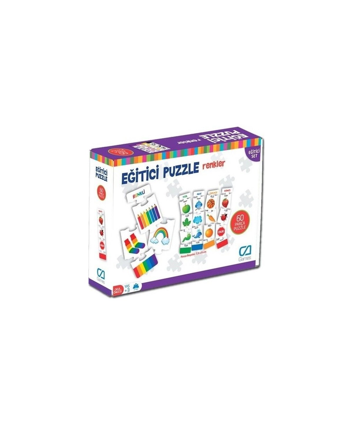 Çocuk Puzzle, CA Games, CA Games 5029 Eğitici Puzzle - Renkler