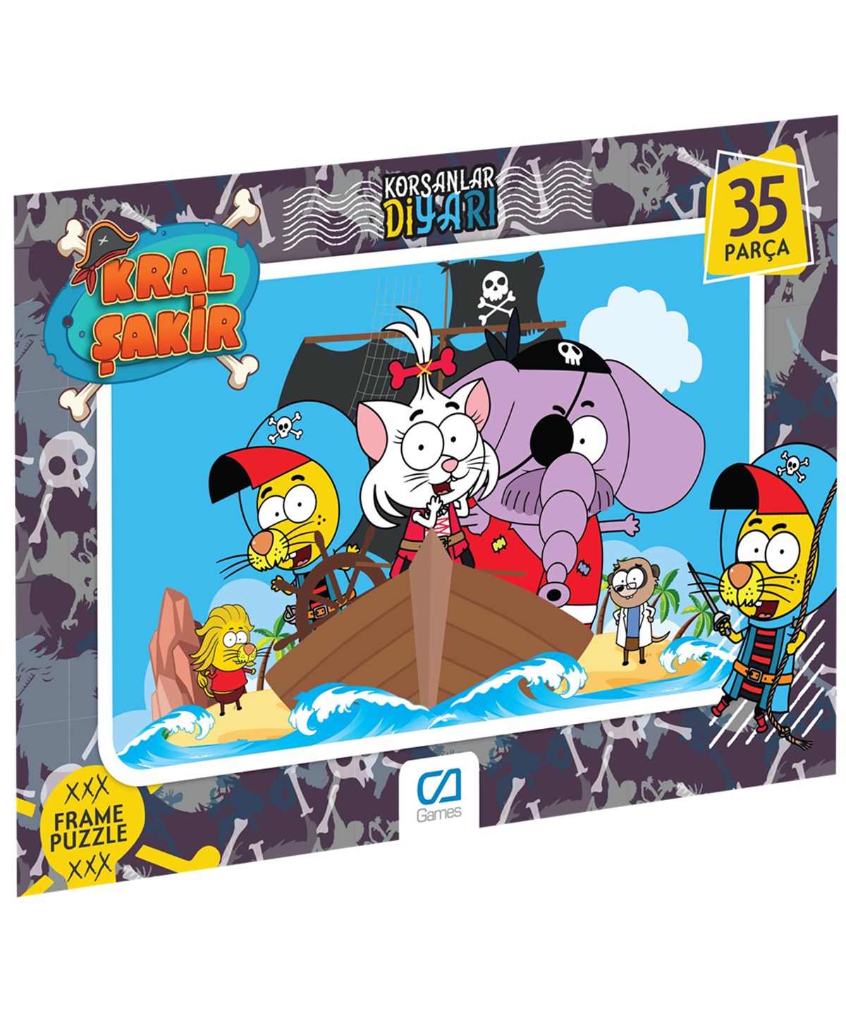 Çocuk Puzzle, CA Games, CA Games 5049 Kral Şakir Frame Puzzle 35 40299