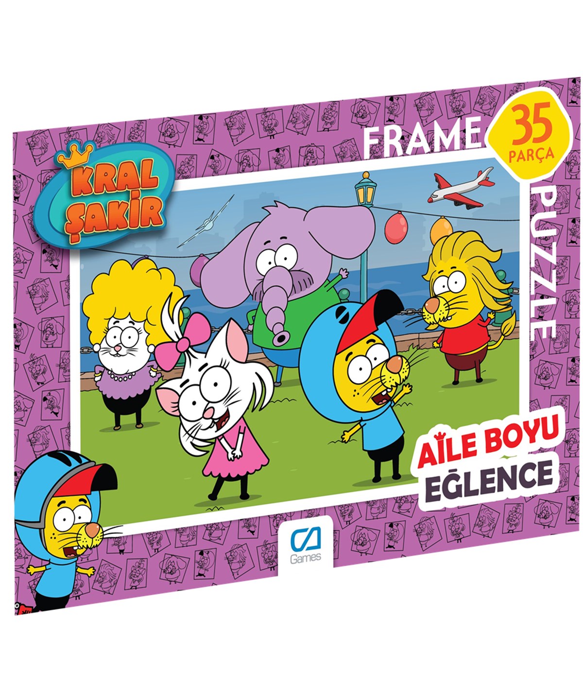 Çocuk Puzzle, CA Games, CA Games 5050 Kral Şakir Frame Puzzle 35 40299