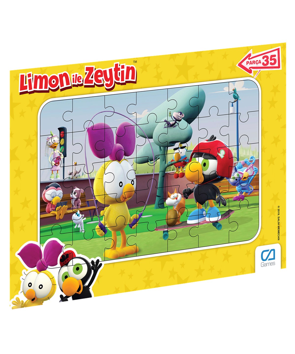 Çocuk Puzzle, CA Games, CA Games 5083 Limon İle Zeytin Frame Puzzle 35 41081