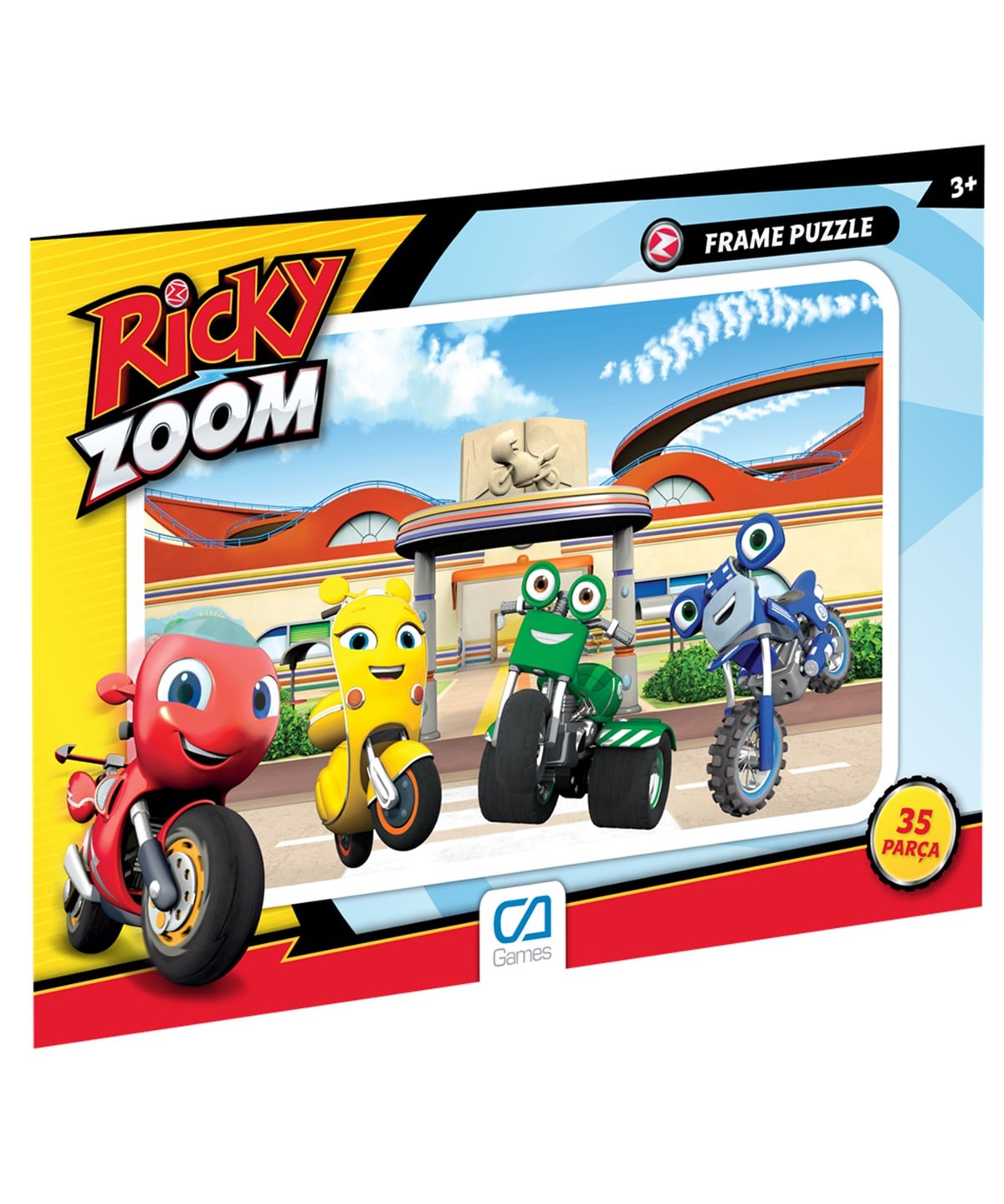 Çocuk Puzzle, CA Games, CA Games 5115 Ricky Zoom Frame Puzzle 35 42248