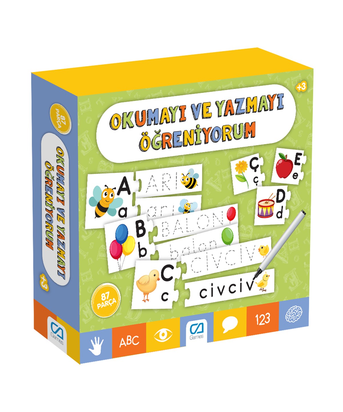 Çocuk Puzzle, CA Games, CA Games 5127 Okumayı Ve Yazmayı Öğreniyorum