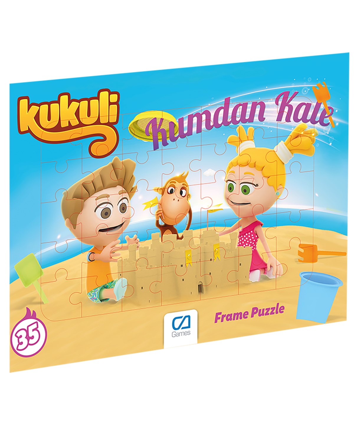 Çocuk Puzzle, CA Games, CA Games 5138 Kukuli Frame Puzzle 35 43153