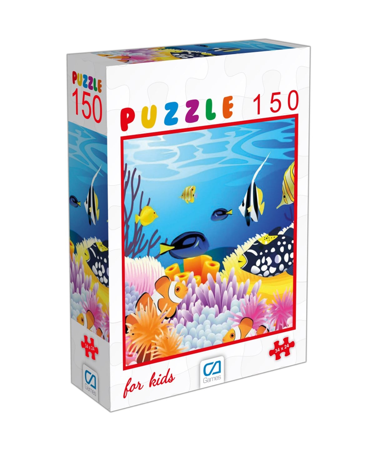 Çocuk Puzzle, CA Games, CA Games 6106 Balıklar Puzzle 150 Parça