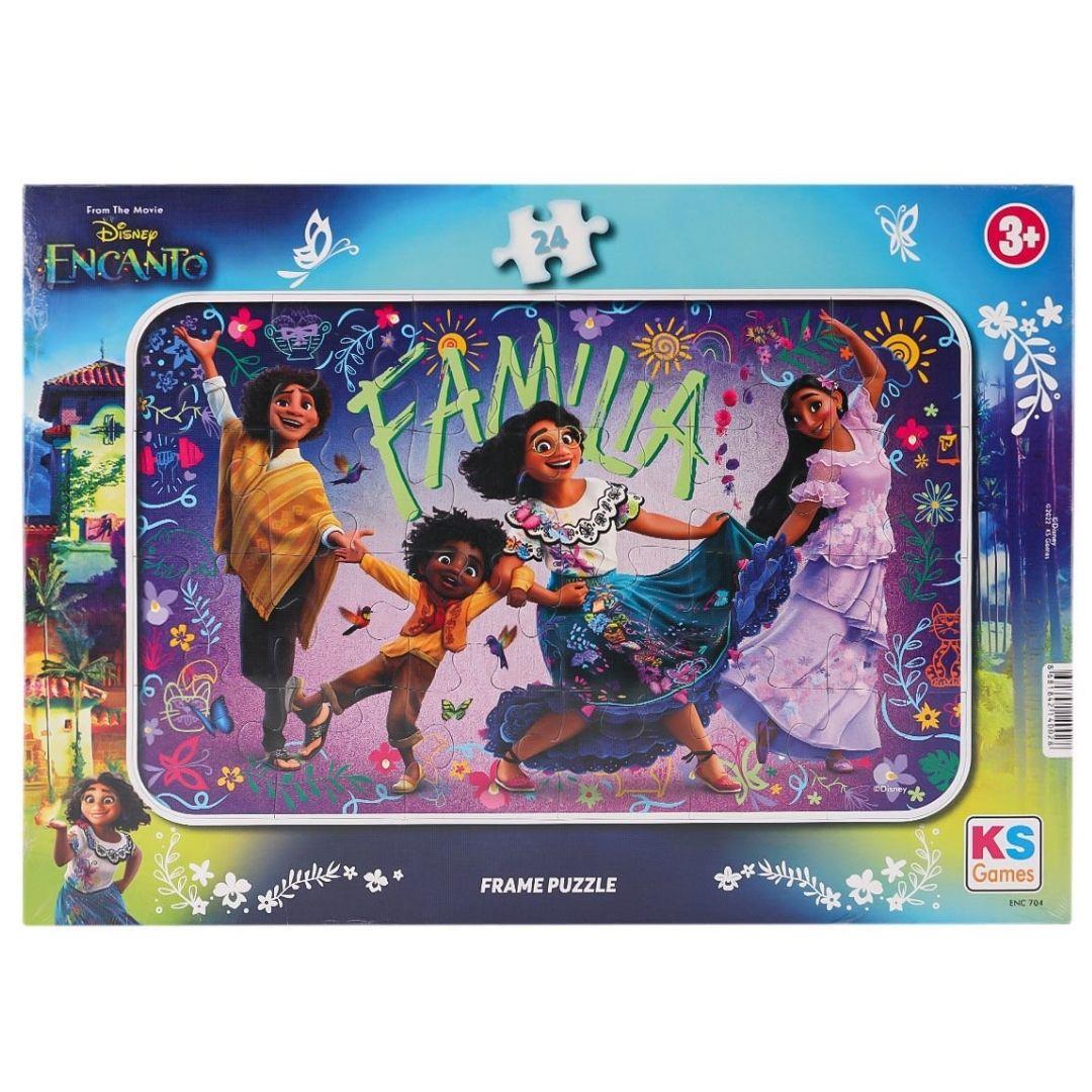 Çocuk Puzzle, KS GAMES, Encanto Frame Puzzle 24 Parça