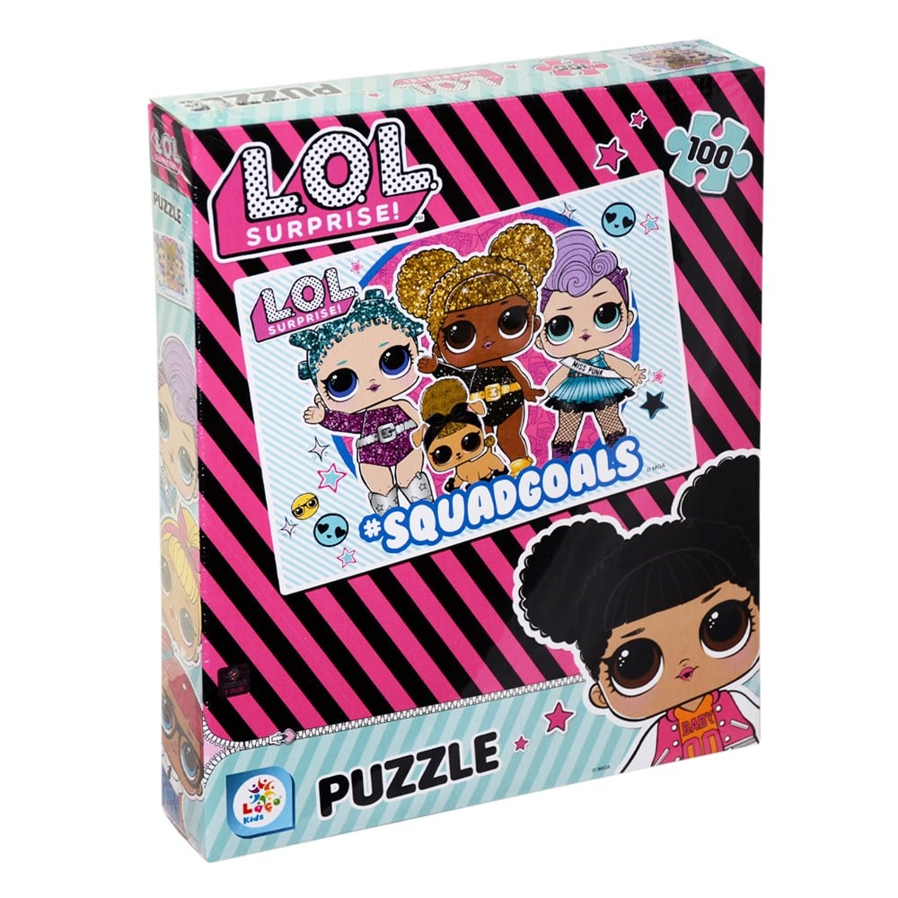 Çocuk Puzzle, Laço Kids, LOL Bebek Puzzle 100 Parça Çocuk Yapboz