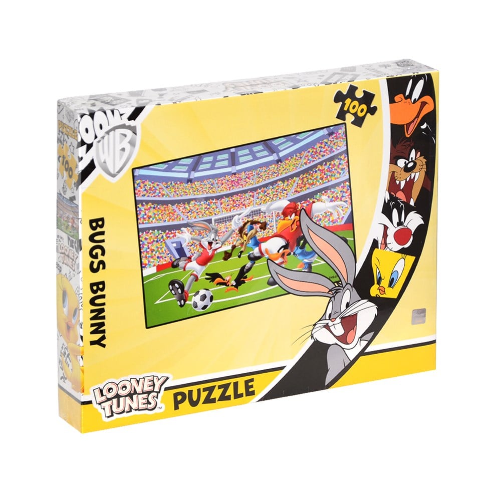 Çocuk Puzzle, Laço Kids, Looney Tunes Bugs Bunny Puzzle 100 Parça Çocuk Yapboz