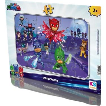 Çocuk Puzzle, KS GAMES, Pj Masks Frame Puzzle 24 Parça
