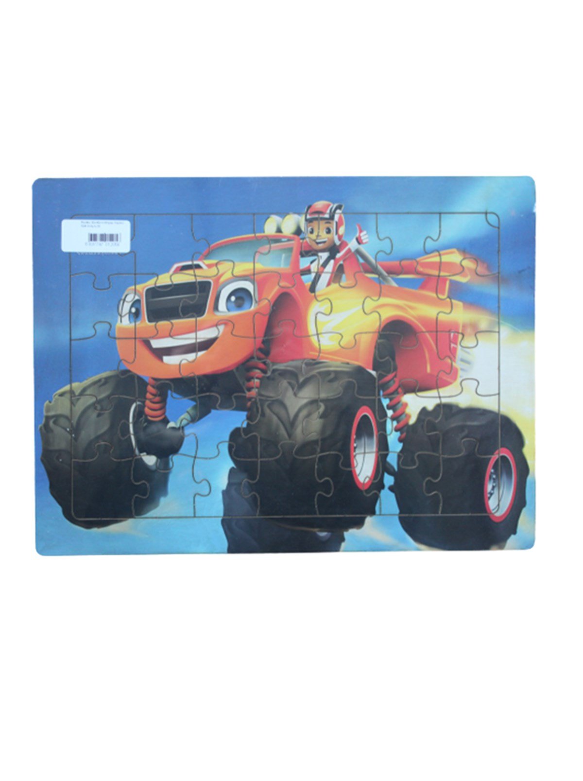 Çocuk Puzzle, Kumtoys, Redka 30x40cm Ahşap Yapboz 50410 Canavar Kamyon Ayh-28