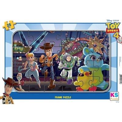 Çocuk Puzzle, KS GAMES, Toy Story Frame Puzzle 24 Parça