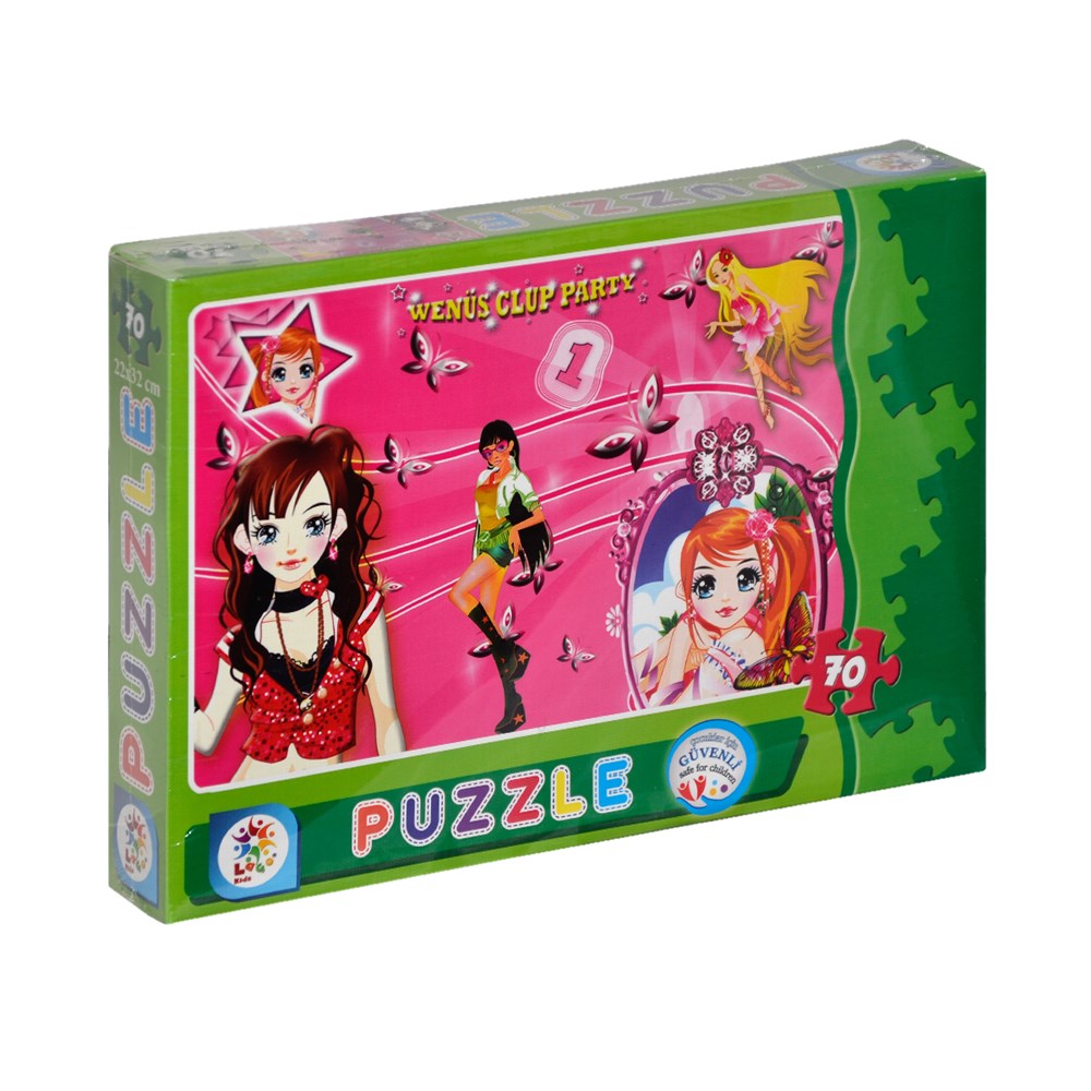 Çocuk Puzzle, Laço Kids, Venüs Kızlar 70 Parça Çocuk Yapboz LC7146