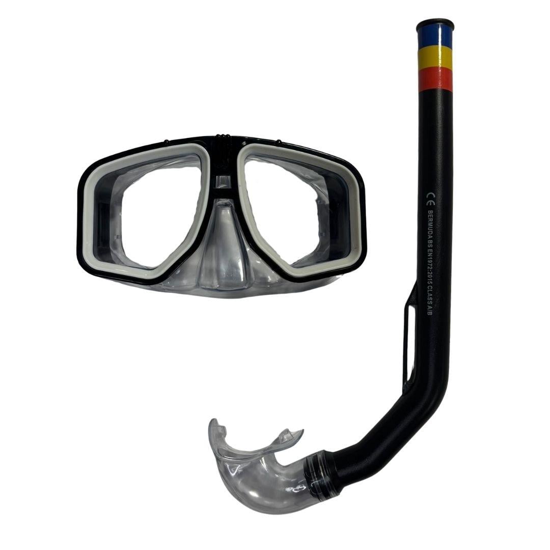 Deniz ve Havuz Ürünleri, OSMAN KIZILKAYA, Bermuda Pvc Maske Snorkel Set AK405 Siyah