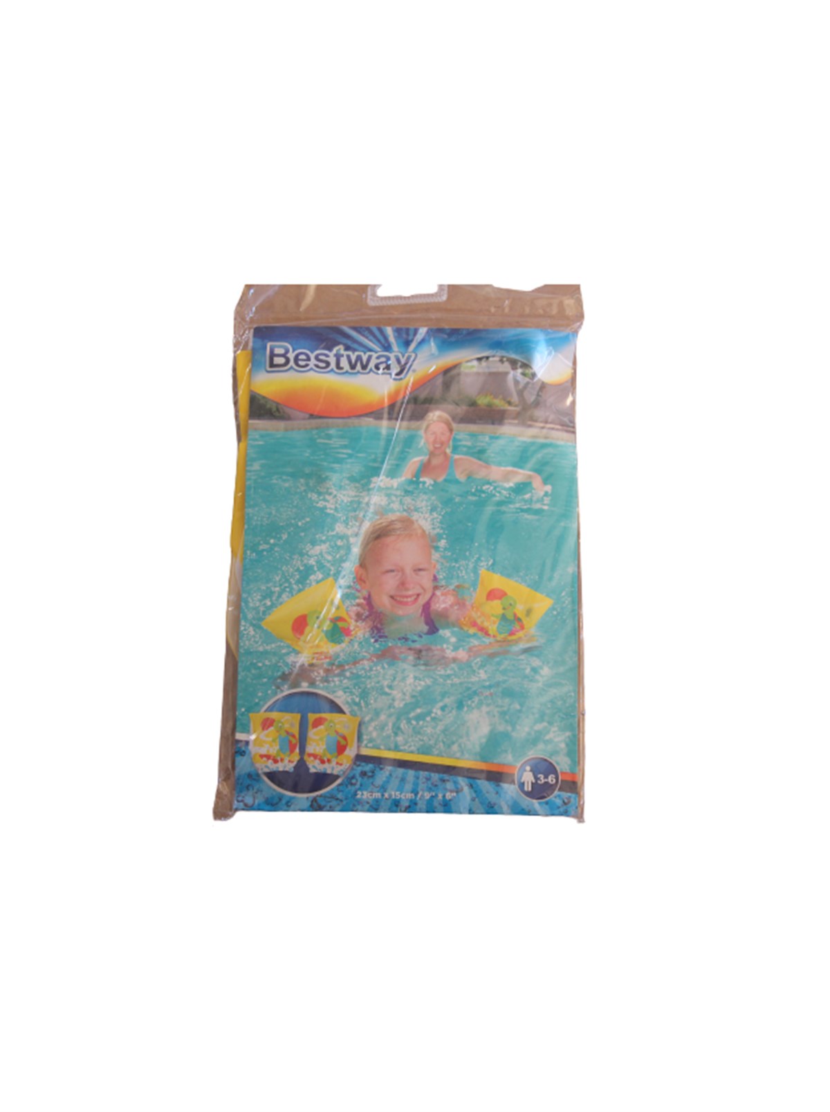 Deniz ve Havuz Ürünleri, Bestway, Bestway Kaplumbağa Resimli Kolluk 30245 Sarı