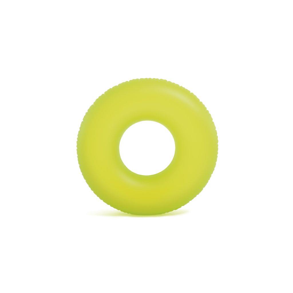 Deniz ve Havuz Ürünleri, intex, Intex Neon Renkli Simit 91 cm 9+ Yaş 52623 Sarı