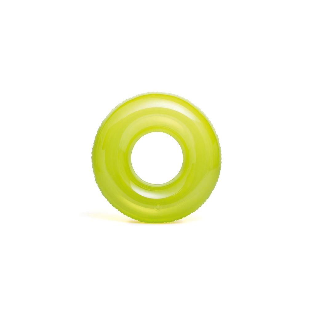Deniz ve Havuz Ürünleri, intex, Intex Şeffaf Renkli Simit 76 cm 8+ Yaş 52609 Sarı