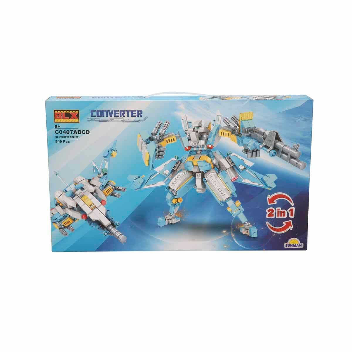 Diğer Lego Setleri, Sunman, BLX 2in1 Dönüşen Robot Seti C0407