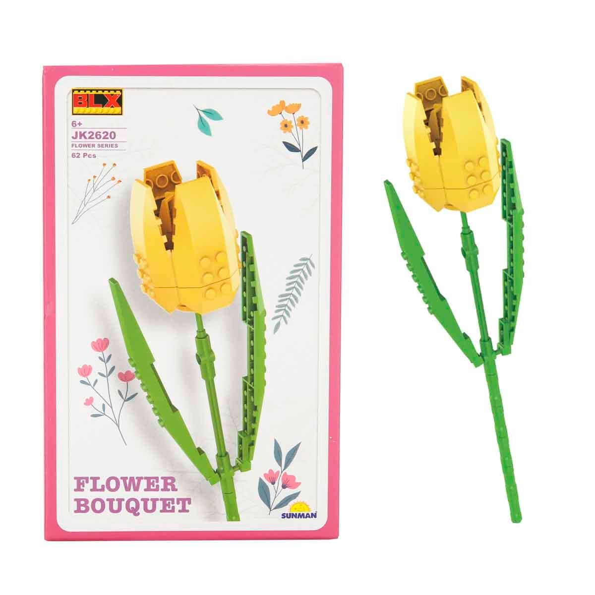 Diğer Lego Setleri, Sunman, BLX Çiçekler Lale Sarı JK2620