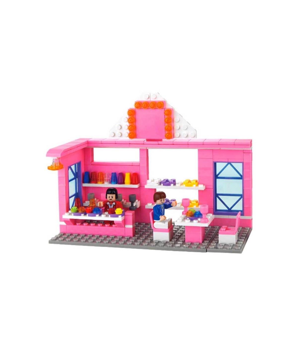 Diğer Lego Setleri, Sunman, BLX J5750A Sweet Girl Ev ve Kafe 21366 Ev Modeli