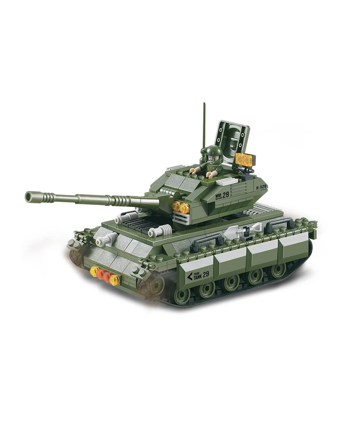 Diğer Lego Setleri, Sunman, BLX Military Force Askeri Tank Araç 321 Parça Lego Seti J5829