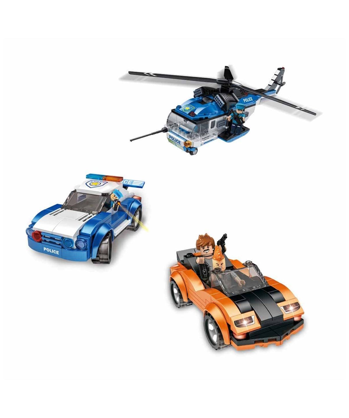 Diğer Lego Setleri, Sunman, BLX Police Polis Serisi C0606 586 Parça Lego Seti