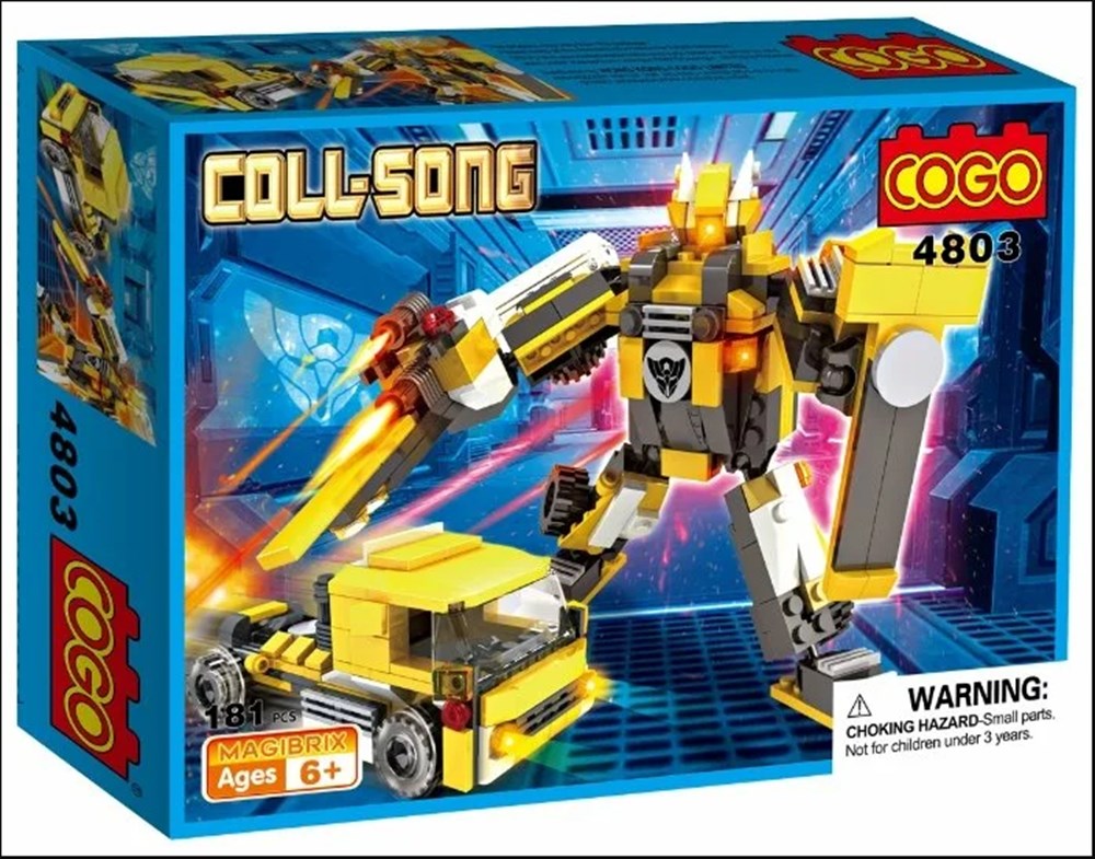 Diğer Lego Setleri, Merkez Oyuncak, Cogo Lego Seti 4803 Arabaya Dönüşen Robot