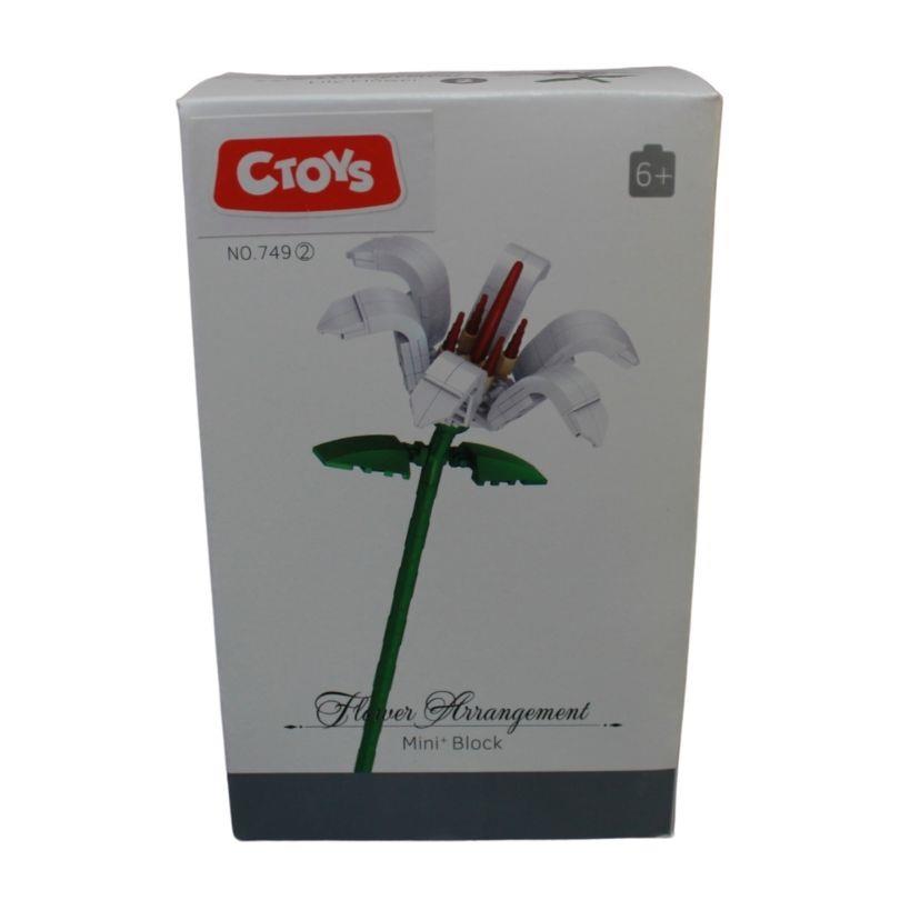 Diğer Lego Setleri, Ceren, CTOY Mini Blok Çiçekler 72409 Zambak