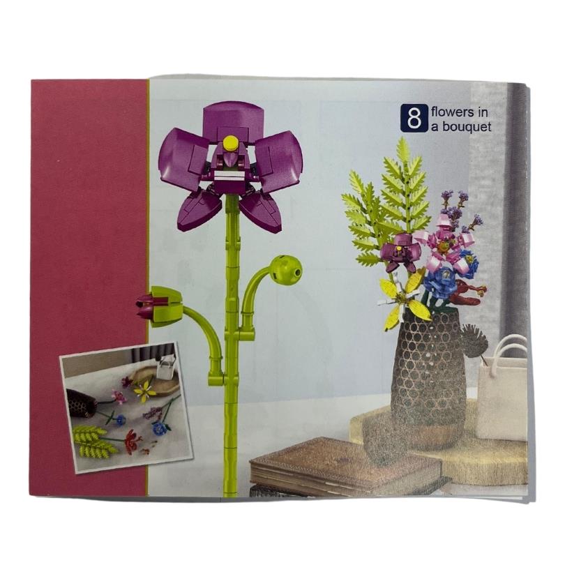 Diğer Lego Setleri, Ceren, CTOY Mini Blok Çiçekler 76025 Orkide