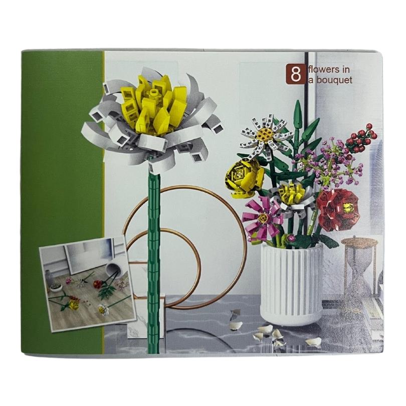 Diğer Lego Setleri, Ceren, CTOY Mini Blok Çiçekler 76032 Kamelya