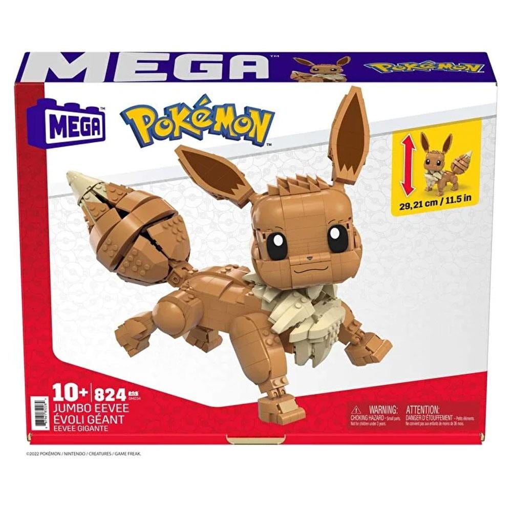 Diğer Lego Setleri, MEGA BLOKS, Mega Bloks Construx Pokemon Jumbo Eevee GMD34