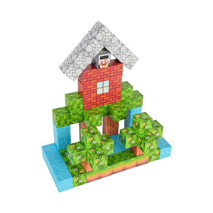 Diğer Lego Setleri, MEGA OYUNCAK, Megacraft Manyetik Bloklar 88 Parça Orman Temalı