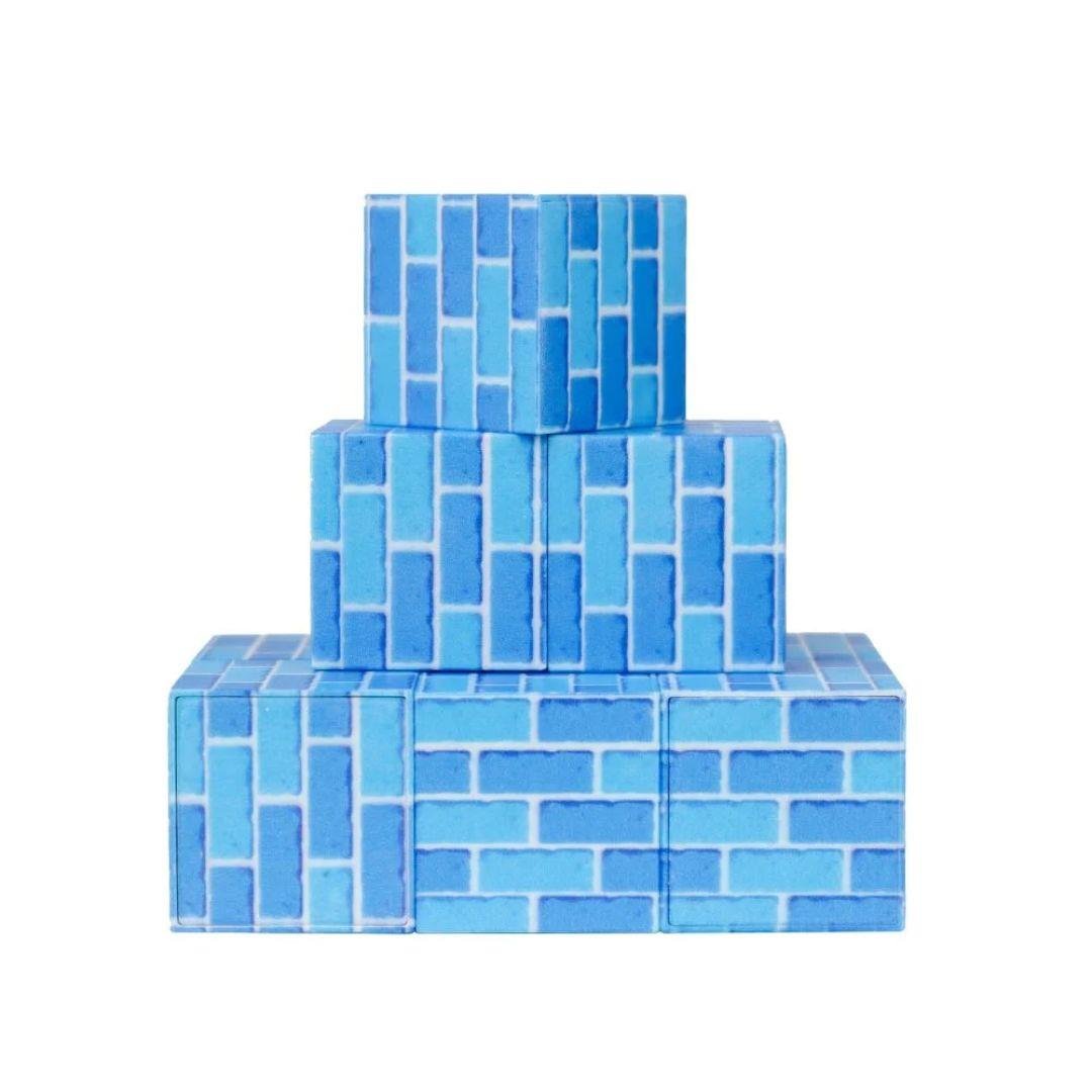 Diğer Lego Setleri, MEGA OYUNCAK, Megacraft Manyetik Bloklar 9 Parça Buz Desenli Tuğla