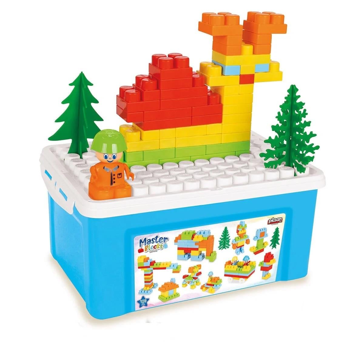 Diğer Lego Setleri, Pilsan, Pilsan Aksesuarlı Master Bloklar (128 Parça)