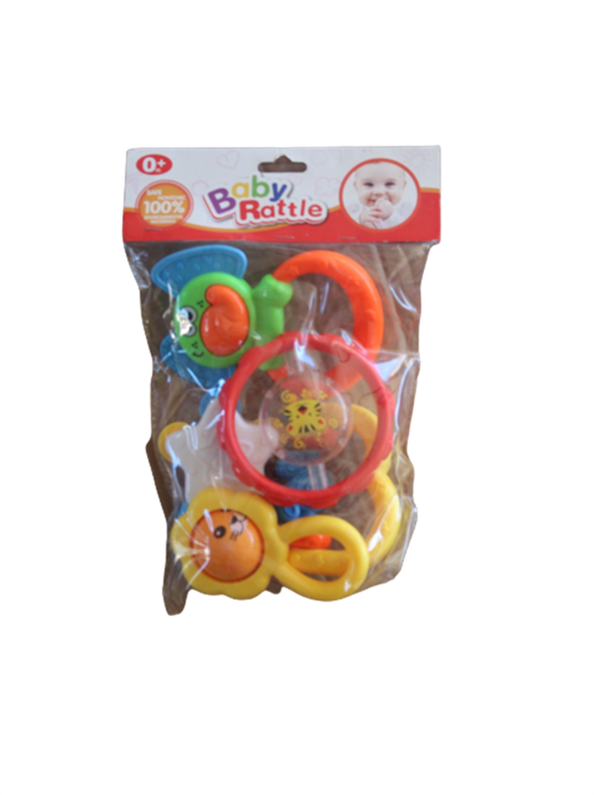 Dişlik ve Çıngıraklar, Merkez Oyuncak, Poşette 5 Parça Çıngırak Seti 23050