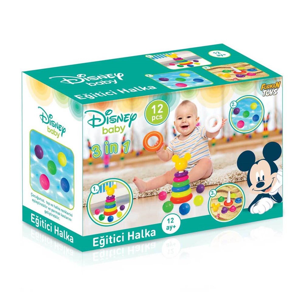 Disney Baby Eğitici Halka 12 Parça FR57508