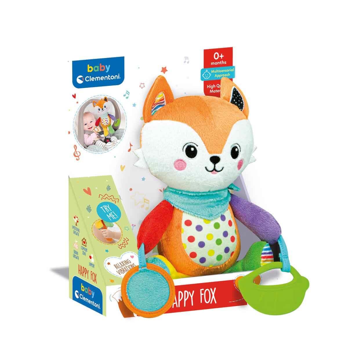 Eğitici Bebek Oyuncakları, Clementoni, Baby Clementoni Aktiviteli Peluş Tilki 17792