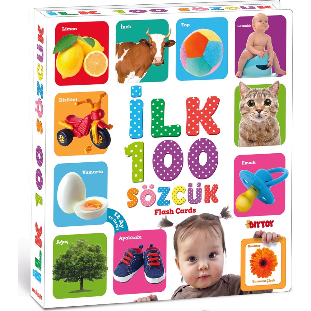 Eğitici Bebek Oyuncakları, Dıytoy, Dıytoy İlk 100 Sözcük Flash Kart