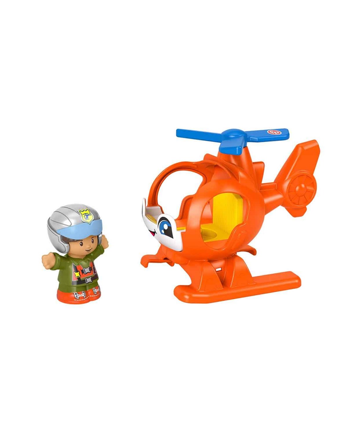 Eğitici Bebek Oyuncakları, Fisher Price, Fisher Price Little People Araçları GGT33 GTT72 Helikopter