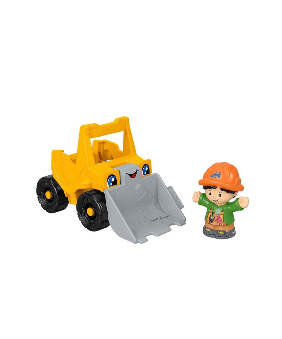 Eğitici Bebek Oyuncakları, Fisher Price, Fisher Price Little People Araçları GGT33 GWD14 Buldozer