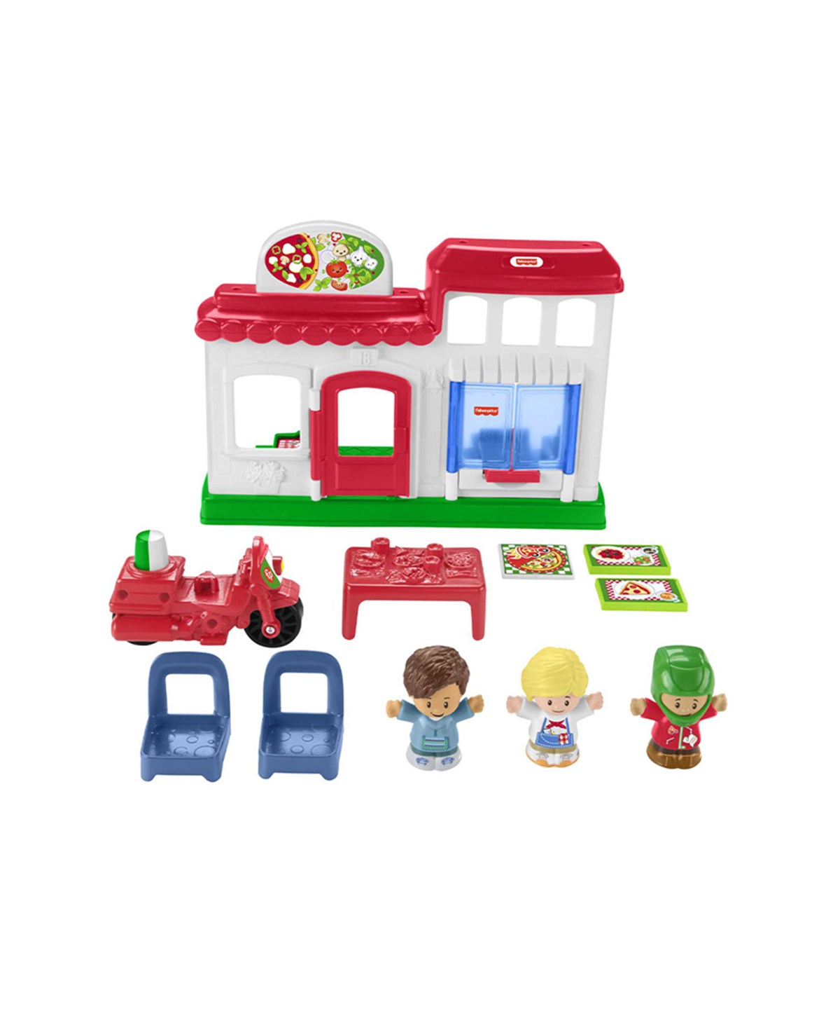 Eğitici Bebek Oyuncakları, Fisher Price, Fisher Price Little People Pizza Restoranı HBR79