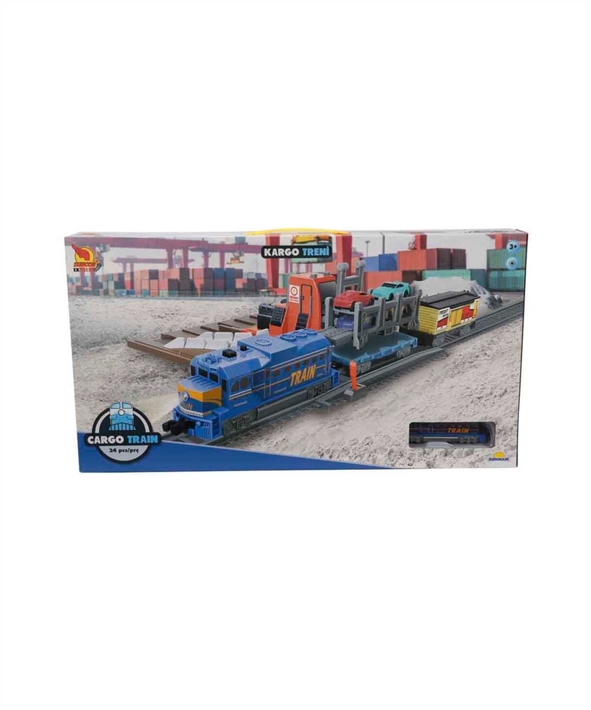 Eğitici Elektronik Oyuncaklar, Sunman, Işıklı Tren Seti 24 Parça