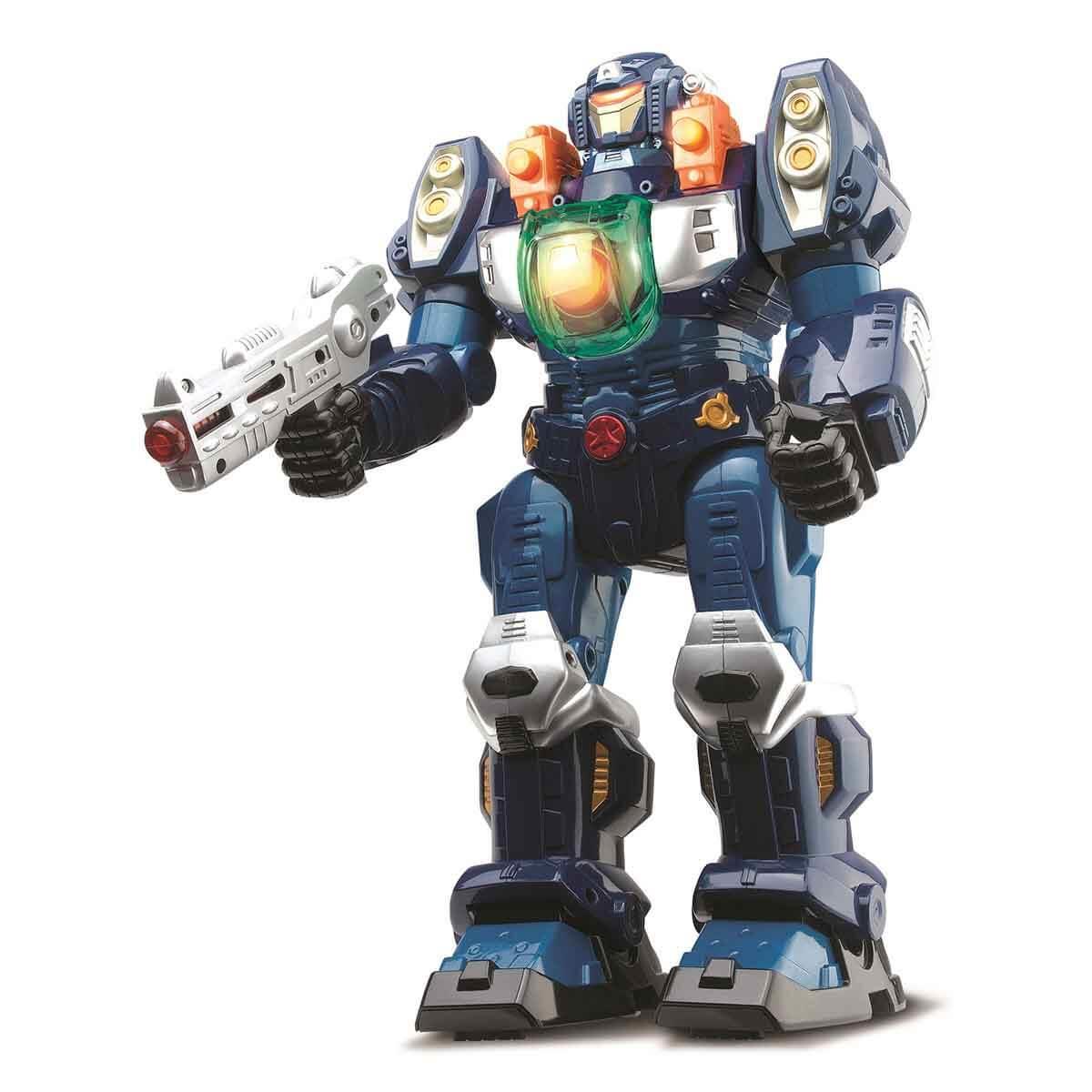 Eğitici Robotlar, Sunman, M.A.R.S. Sesli ve Işıklı Yürüyen Turbotron Robot 30 cm 06175 Mavi