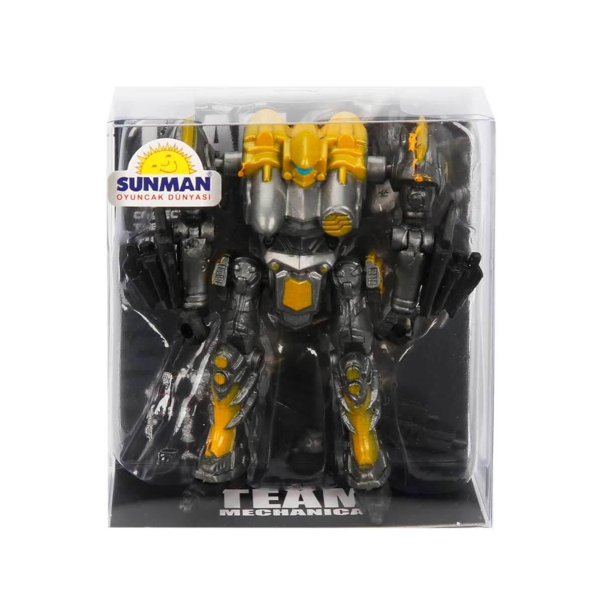 Eğitici Robotlar, Sunman, Mini Robot Figür 9 cm 23945 Sarı