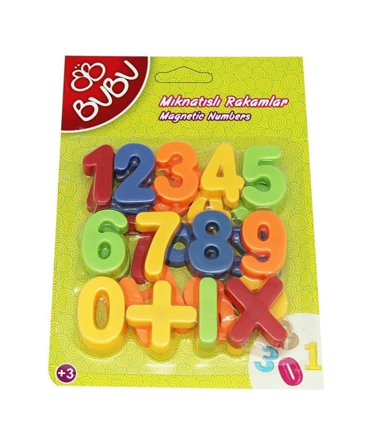 Eğitici ve Aktivite Oyunları, BuBu, Bubu Mıknatıslı Rakam 25 Parça Bubu00083
