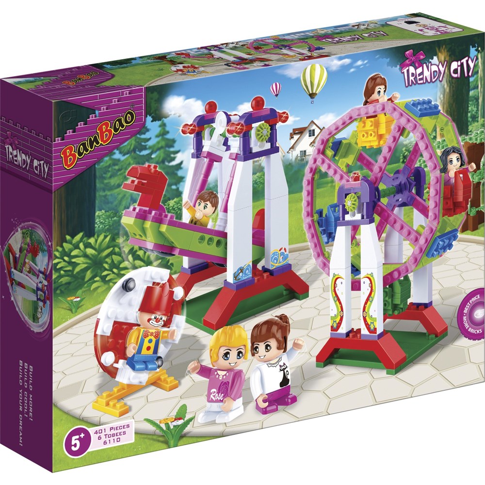 Eğlence Parkı Lego Seti 401 Parça Banbao 6110