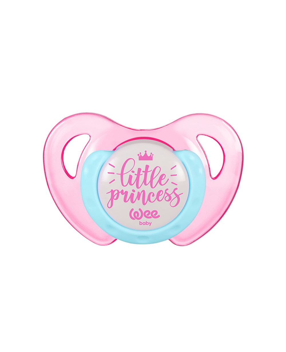 Emzik, WEE BABY, Wee Baby Desenli Damaklı Kelebek Emzik No:1 0-6Ay 172 Pembe